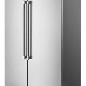 Maytag - 25 Cu. Ft. Side-by-Side Freestanding Refrigerator, Fingerprint Resistant - Stainless Steel