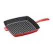 Staub - Cast Iron 12-inch Square Grill Pan - Cherry