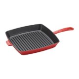 Staub - Cast Iron 12-inch Square Grill Pan - Cherry