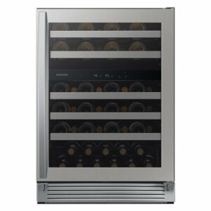 Samsung - 51-Bottle Capacity Wine Cooler - Stainless Steel