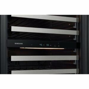 Samsung - 51-Bottle Capacity Wine Cooler - Stainless Steel