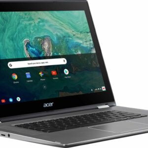 Acer - Geek Squad Certified Refurbished Spin 15 2-in-1 15.6" Touch-Screen Chromebook - Intel Pentium - 4GB Memory - 64GB SSD - Sparkly Silver