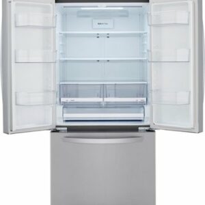 LG - 25.1 Cu. Ft. French Door Refrigerator with Ice Maker - Stainless Steel