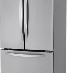 LG - 25.1 Cu. Ft. French Door Refrigerator with Ice Maker - Stainless Steel