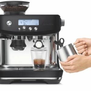 Breville - the Barista Pro Espresso Machine with 15 bars of pressure, Milk Frother and intergrated grinder - Black Truffle