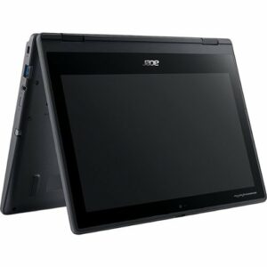 Acer - TravelMate Spin B3 B311RN-31 11.6" Laptop - Intel Celeron - 4 GB Memory - 128 GB eMMC - Shale Black