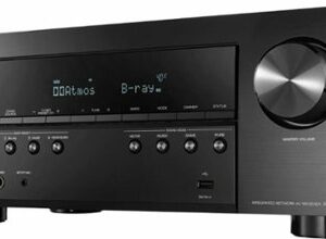 Denon - AVR-S960H (90W X 7) 7.2-Ch. with HEOS and Dolby Atmos 8K Ultra HD HDR Compatible AV Home Theater Receiver with Alexa - Black