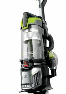 BISSELL - CleanView Allergen Lift-Off Pet Vacuum - Black/ Electric Green