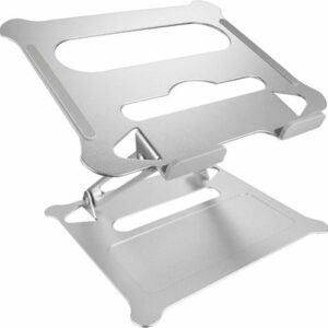 Insignia™ - Ergonomic Laptop Stand with Adjustable Height and Angle for Laptops up to 17" Wide - Silver