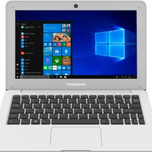 Thomson - Geek Squad Certified Refurbished NEO 10.1" Laptop - Intel Atom - 4GB Memory - 64GB eMMC - White