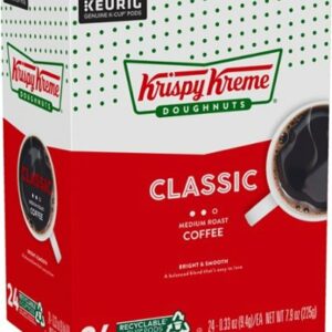 Krispy Kreme - Classic Coffee, Keurig Single Serve K-Cup Pods, Medium Roast, 24 Count