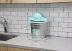 Elite Gourmet - 4qt Old Fashioned Electric Ice Cream Maker - Light Blue