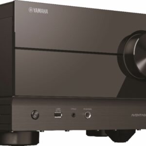 Yamaha - AVENTAGE RX-A6A 150W 9.2-Channel AV Receiver with 8K HDMI and MusicCast - Black