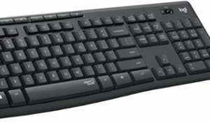 Logitech - MK295 Full-size Wireless Keyboard and Mouse Combo for Windows and Chrome OS with SilentTouch Technology - Graphite