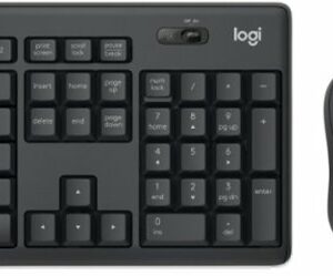 Logitech - MK295 Full-size Wireless Keyboard and Mouse Combo for Windows and Chrome OS with SilentTouch Technology - Graphite