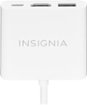 Insignia™ - USB-C to HDMI Multiport Adapter - White