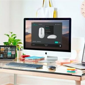 Logitech - MX Anywhere 3 Wireless Bluetooth Fast Scrolling Mouse with Customizable Buttons - Rose