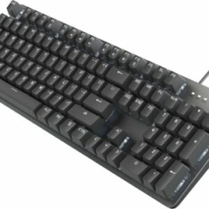 Logitech - K845 Full-size Wired Mechanical Cherry MX Blue Clicky Switch Keyboard with Five Backlight Modes - Graphite