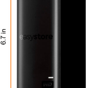 WD - easystore 12TB External USB 3.0 Hard Drive - Black