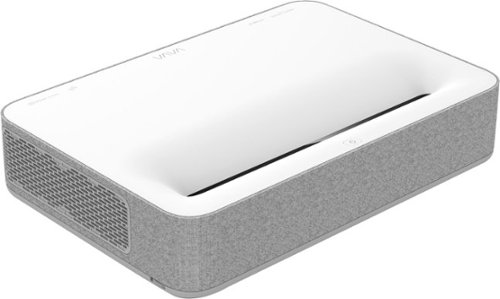 VAVA - 4K via Upscaling UHD Smart Ultra Short Throw Laser TV Home Theater Projector - White/Gray