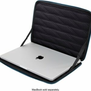 Thule - Gauntlet Laptop Sleeve Laptop Case for 16” Apple MacBook Pro, 15” Apple MacBook Pro, PCs Laptops & Chromebooks up to 14” - Blue