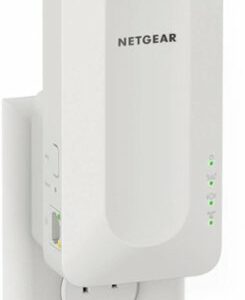 NETGEAR - EAX15 AX1800 Wi-Fi 6 Mesh Wall Plug Range Extender and Signal Booster - White