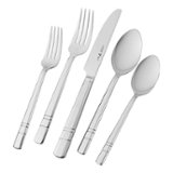 Henckels - International Madison Square 65-pc 18/10 Flatware Set - Stainless Steel