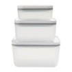 ZWILLING - Fresh & Save 3-pc Plastic Vacuum Box Set - Assorted Sizes - Clear