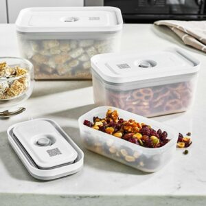 ZWILLING - Fresh & Save 3-pc Plastic Vacuum Box Set - Assorted Sizes - Clear