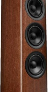 JBL - HDI3600 Triple 6.5-inch 2-1/2 way Floorstanding Loudspeaker with 1" compression tweeter - Walnut Wood Finish