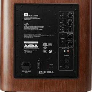 JBL - HDI 1200P 12" 1000W Powered Subwoofer - Walnut