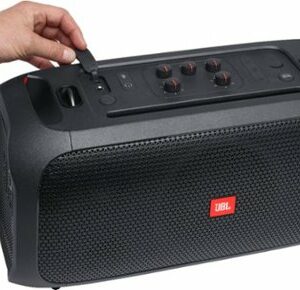 JBL - PartyBox On-The-Go Portable Party Speaker - Black