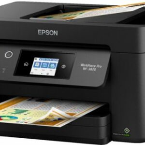 Epson - WorkForce Pro WF-3820 Wireless All-in-One Printer - Black