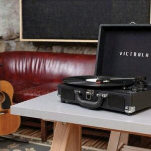 Victrola - Journey+ Bluetooth Suitcase Record Player - Black