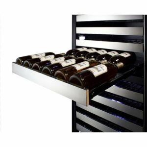 Summit Appliance - LWC2Z195 Dual Zone Commercial Wine Cellar - Black