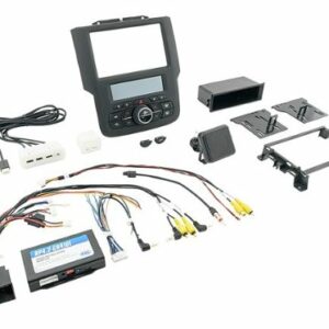 PAC - Integrated Radio Replacement Dash Kit with Climate and Steering Wheel Controls for Select RAM Trucks - Black