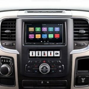 PAC - Integrated Radio Replacement Dash Kit with Climate and Steering Wheel Controls for Select RAM Trucks - Black