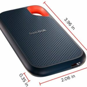 SanDisk - Extreme Portable 1TB External USB-C NVMe SSD - Black