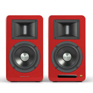 Edifier - AirPulse A100 Hi-Res Wireless Speakers - Red