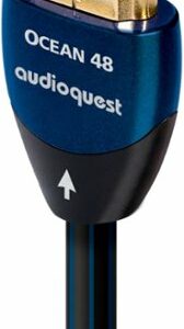 AudioQuest - Ocean 5' 4K-8K-10K 48Gbps In-Wall HDMI Cable - Blue/Black