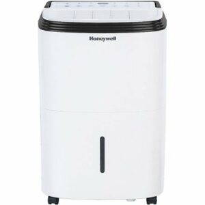 Honeywell - 30 Pint Energy Star Dehumidifier for Small Basements & Crawl Spaces with Mirage Display and Washable Filter - White