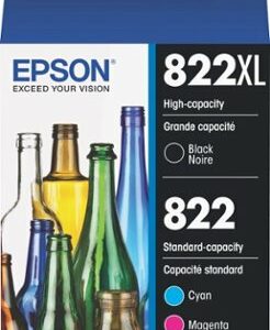 Epson - T822XL/T822 4-Pack High-Yield Standard Capacity Ink Cartridges