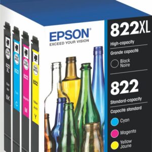 Epson - T822XL/T822 4-Pack High-Yield Standard Capacity Ink Cartridges