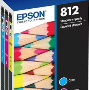 Epson - T812 3 - Pack Standard Capacity Multi Ink Cartridges