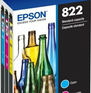 Epson - T822 3 - Pack Standard Capacity Multi Ink Cartridges