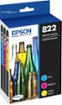 Epson - T822 3 - Pack Standard Capacity Multi Ink Cartridges