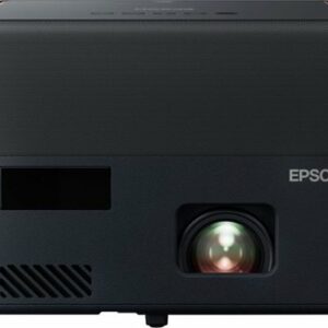 Epson - EpiqVision™ Mini EF12 Smart Streaming Laser Projector with HDR and Android TV - Black and Copper