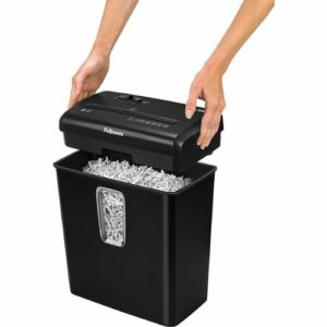 Fellowes - Powershred P-30C,  6 Sheet Cross Cut Paper Shredder - Black