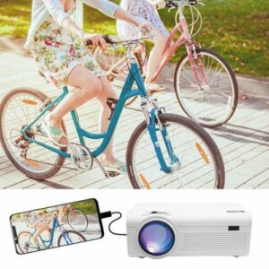 Core Innovations - 150” LCD Home Theater Projector - White