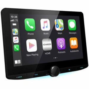 Kenwood - 10.1" - Wireless Android Auto and Wireless Apple CarPlay - Bluetooth - Digital Media Receiver - Black